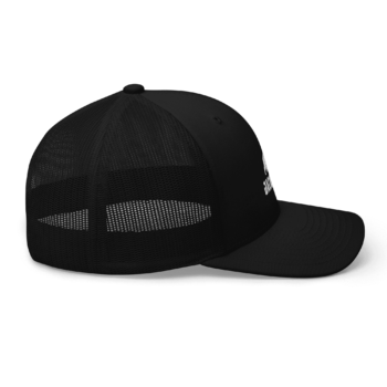 Casquette Trucker en maille Logo blanc – Image 4
