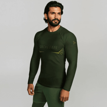 Tactical - Mens Rash Guard - tissu extensible dans les quatre sens et coutures ergonomiques plates | JackedApe