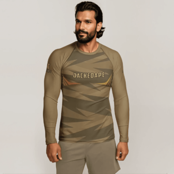 Tactical - Mens Rash Guard - tissu extensible dans les quatre sens et coutures ergonomiques plates | JackedApe