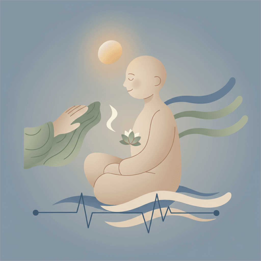 Illustration de la régulation émotionnelle basée sur les sens