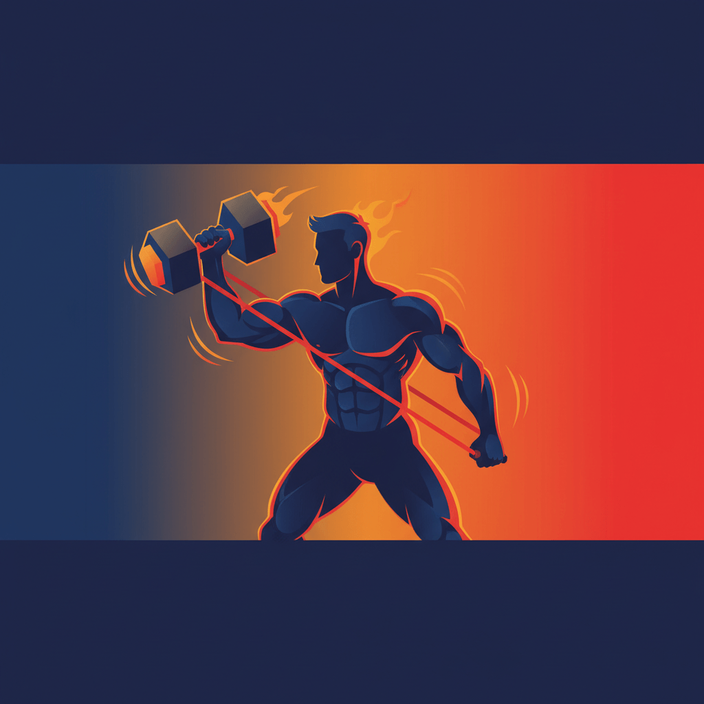 Cadeaux de fitness pour hommes silhouette