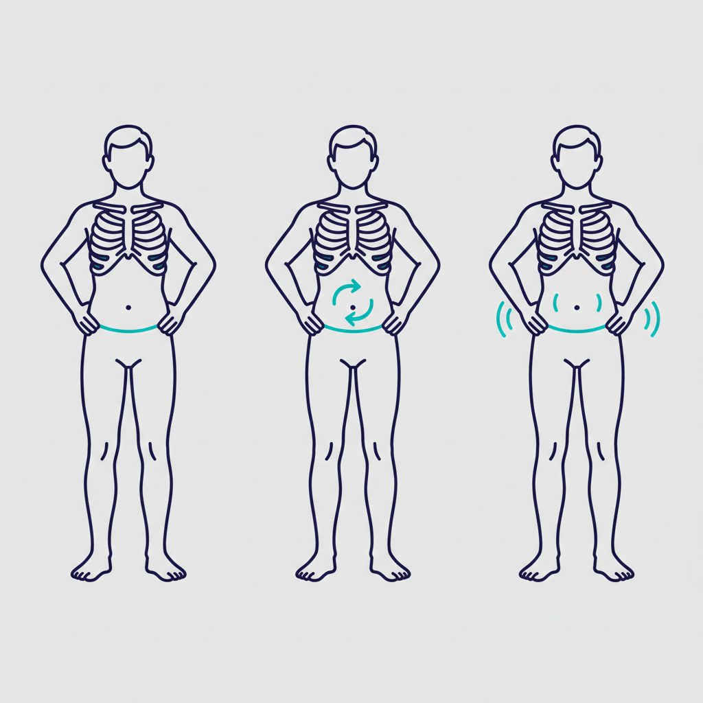 illustration de vide de ventre