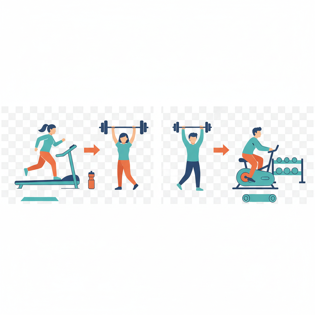 Illustration de la séquence d'entraînement