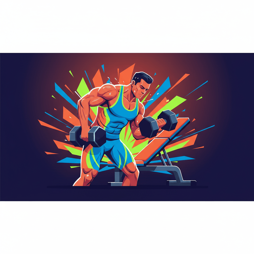 Illustration de la construction musculaire